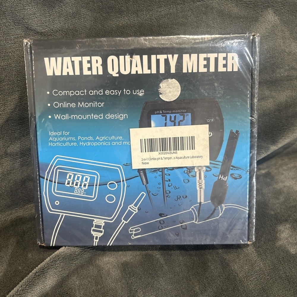 PHM-245 PH Meter PH & Temp‎ Monitor Water Quality Meter w/ Backlight Monitor tzt